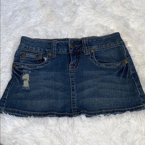 Hydraulic Jean Skirt